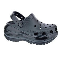Zuecos Crocs zapatos Mujer modelo Mega Crush Clog Negro  2