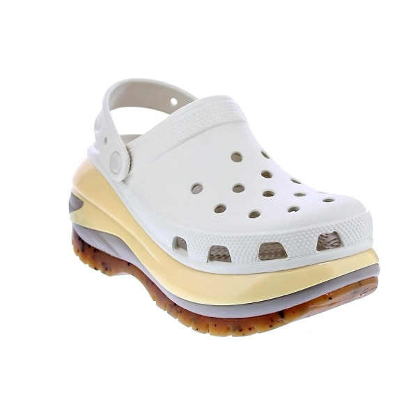 Zuecos Crocs zapatos Mujer modelo Mega Crush Clog Beige 