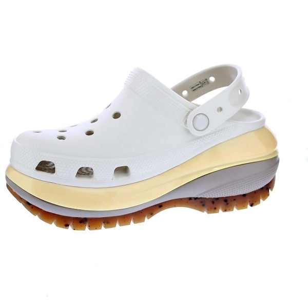 Zuecos Crocs zapatos Mujer modelo Mega Crush Clog Beige 