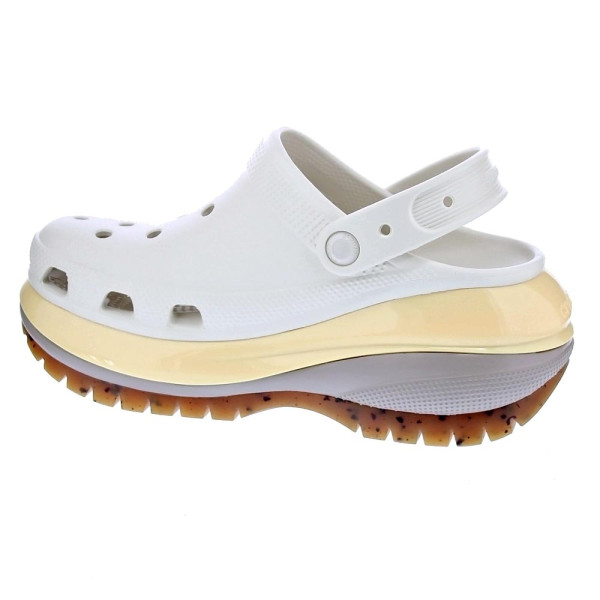Zuecos Crocs zapatos Mujer modelo Mega Crush Clog Beige 