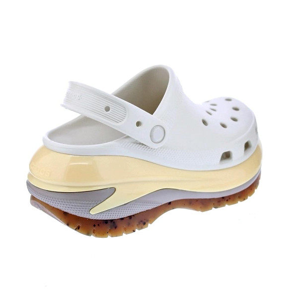Zuecos Crocs zapatos Mujer modelo Mega Crush Clog Beige 