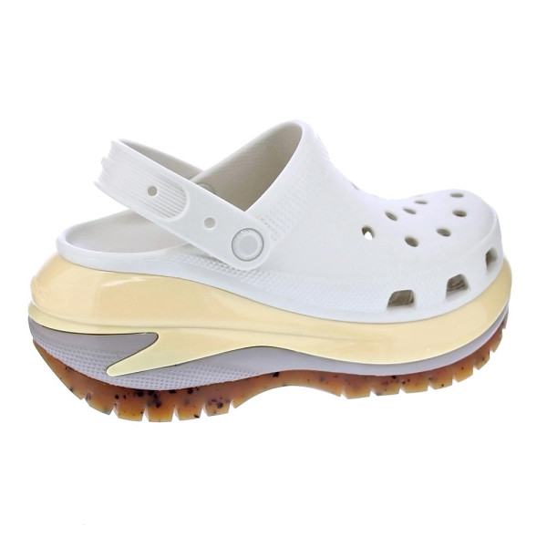 Zuecos Crocs zapatos Mujer modelo Mega Crush Clog Beige 
