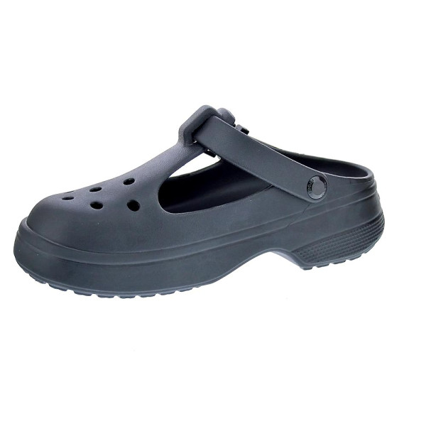 Zuecos Crocs zapatos Mujer modelo Classic Mary Jane Negro 