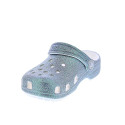 Zuecos Crocs zapatos Niña modelo Classic Iridescent Blanco 