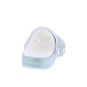 Zuecos Crocs zapatos Niña modelo Classic Iridescent Blanco 