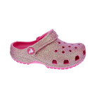 Zuecos Crocs zapatos Niña modelo Classic Iridescent Rosa 