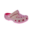 Zuecos Crocs zapatos Niña modelo Classic Iridescent Rosa 