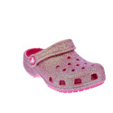 Zuecos Crocs zapatos Niña modelo Classic Iridescent Rosa 