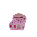 Zuecos Crocs zapatos Niña modelo Classic Iridescent Rosa 