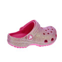 Zuecos Crocs zapatos Niña modelo Classic Iridescent Rosa 
