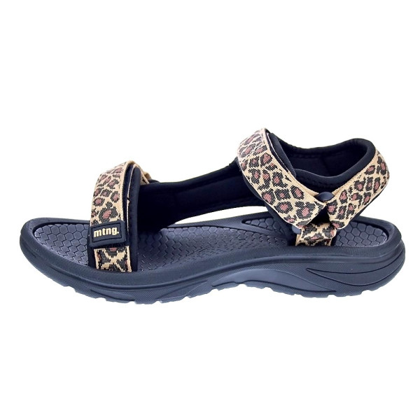 Sandalias Mtng zapatos Mujer modelo Solana Marrón Velcro
