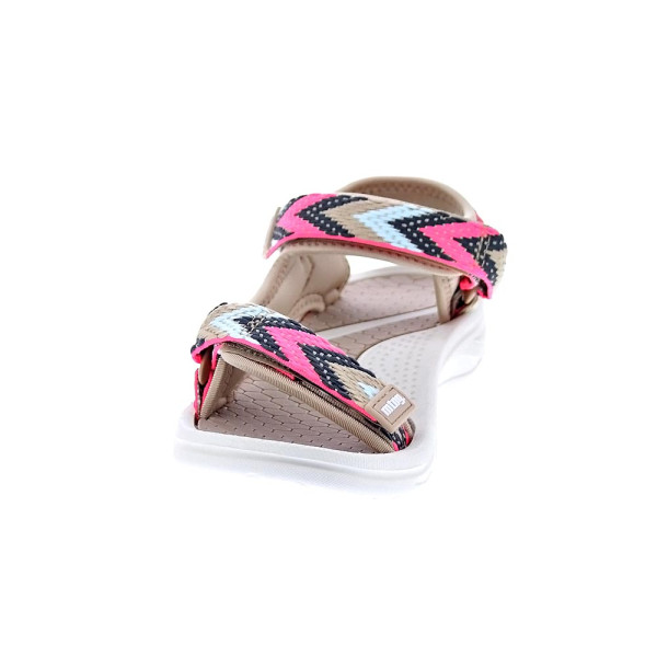 Sandalias Mtng zapatos Mujer modelo Solana Beige Velcro