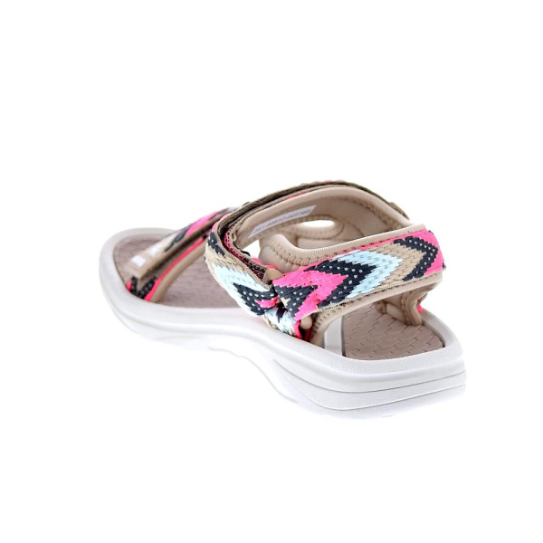 Sandalias Mtng zapatos Mujer modelo Solana Beige Velcro