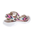 Sandalias Mtng zapatos Mujer modelo Solana Beige Velcro