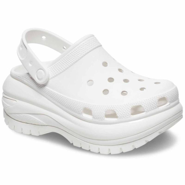 Zuecos Crocs zapatos Mujer modelo Mega Crush Clog Blanco 