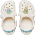 Zuecos Crocs zapatos Niña modelo Classic Iam Rinbow Blanco 