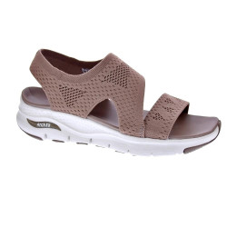 Sandalias Skechers zapatos Mujer modelo Brightest Day Marrón  2