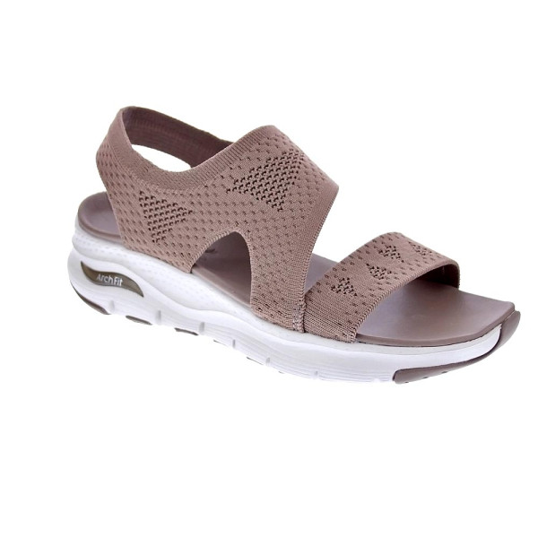 Sandalias Skechers zapatos Mujer modelo Brightest Day Marrón 