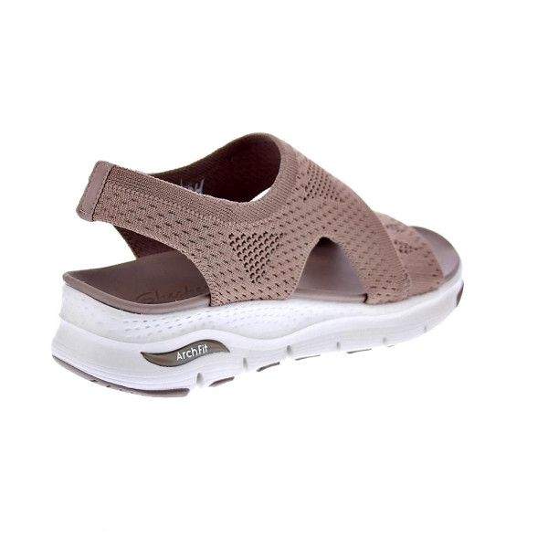Sandalias Skechers zapatos Mujer modelo Brightest Day Marrón 