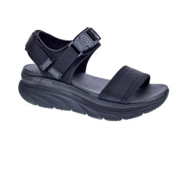 Sandalias Skechers zapatos Mujer modelo D Lux Walker Negro  2