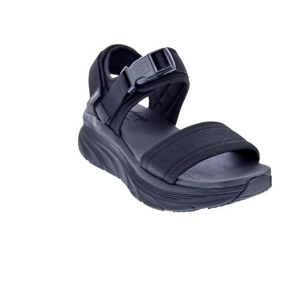Sandalias Skechers zapatos Mujer modelo D Lux Walker Negro 