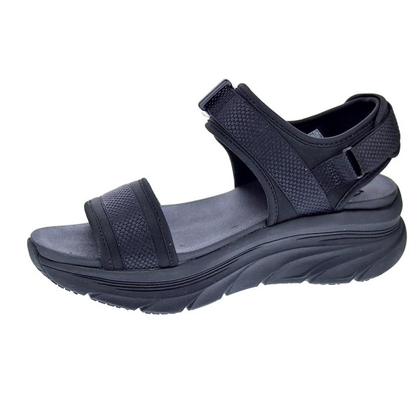 Sandalias Skechers zapatos Mujer modelo D Lux Walker Negro 