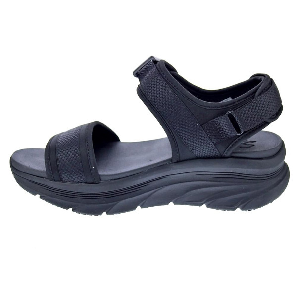 Sandalias Skechers zapatos Mujer modelo D Lux Walker Negro 