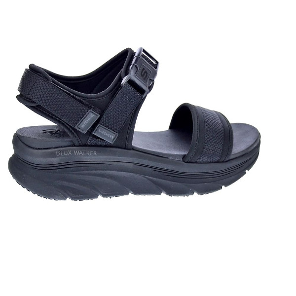 Sandalias Skechers zapatos Mujer modelo D Lux Walker Negro 