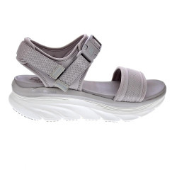 Sandalias Skechers zapatos Mujer modelo D Lux Walker Gris 
