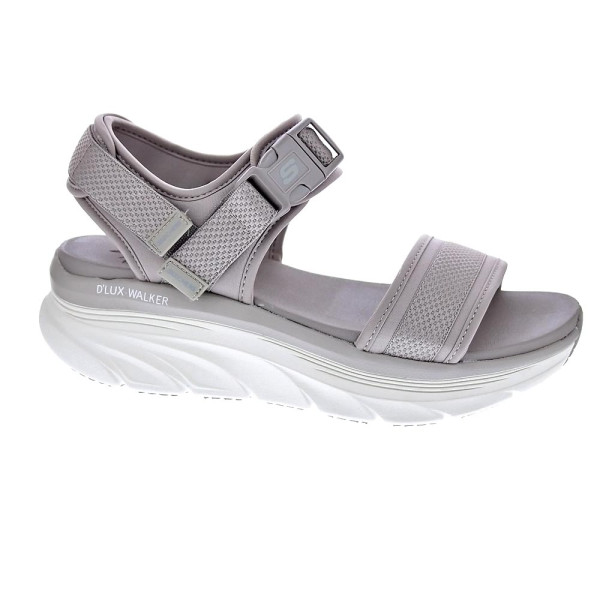 Sandalias Skechers zapatos Mujer modelo D Lux Walker Gris 