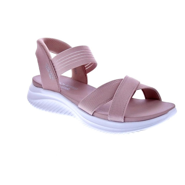 Sandalias Skechers zapatos Mujer modelo Slipins Ultra Flex 3.0 Rosa 