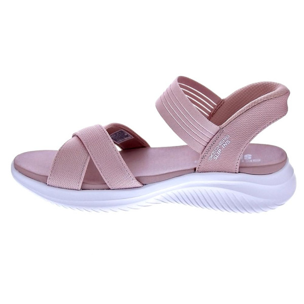 Sandalias Skechers zapatos Mujer modelo Slipins Ultra Flex 3.0 Rosa 
