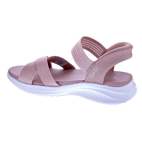 Sandalias Skechers zapatos Mujer modelo Slipins Ultra Flex 3.0 Rosa 