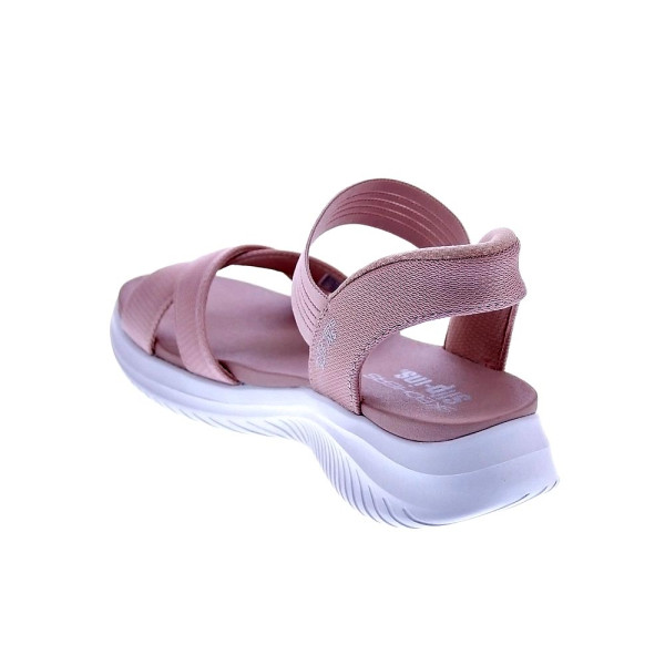 Sandalias Skechers zapatos Mujer modelo Slipins Ultra Flex 3.0 Rosa 