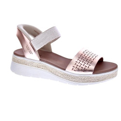 Sandalias Skechers zapatos Mujer modelo Slip ins Bobs Sun Ray Rosa  2