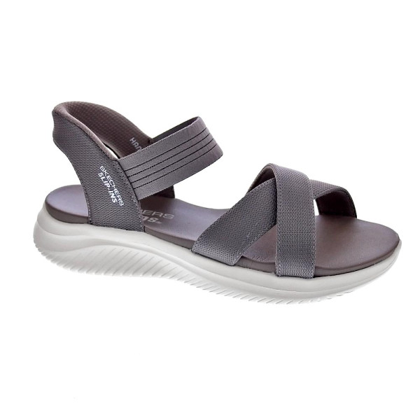 Sandalias Skechers zapatos Mujer modelo Slip-ins Ultra Flex 3.0 Gris 