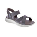 Sandalias Skechers zapatos Mujer modelo Slip-ins Ultra Flex 3.0 Gris 