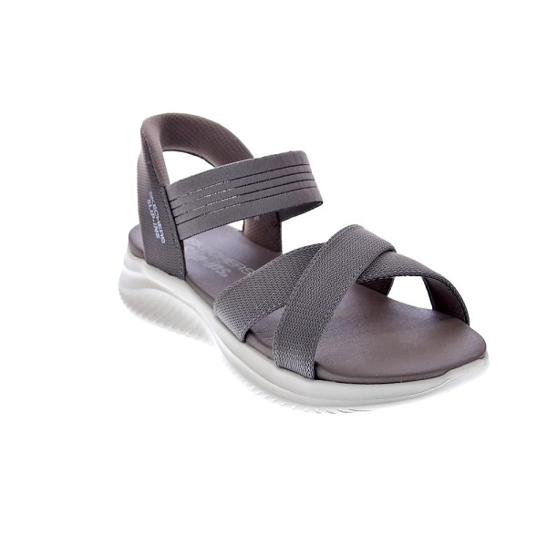 Sandalias Skechers zapatos Mujer modelo Slip-ins Ultra Flex 3.0 Gris 