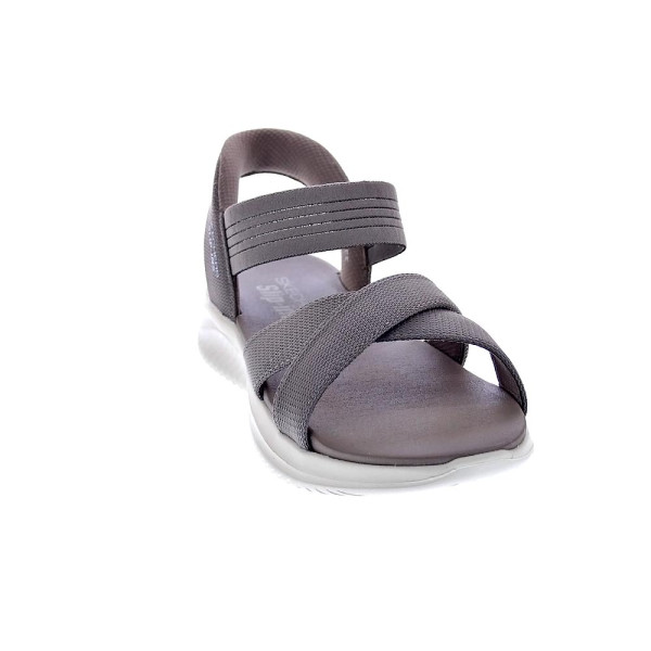 Sandalias Skechers zapatos Mujer modelo Slip-ins Ultra Flex 3.0 Gris 