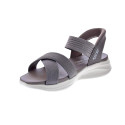 Sandalias Skechers zapatos Mujer modelo Slip-ins Ultra Flex 3.0 Gris 