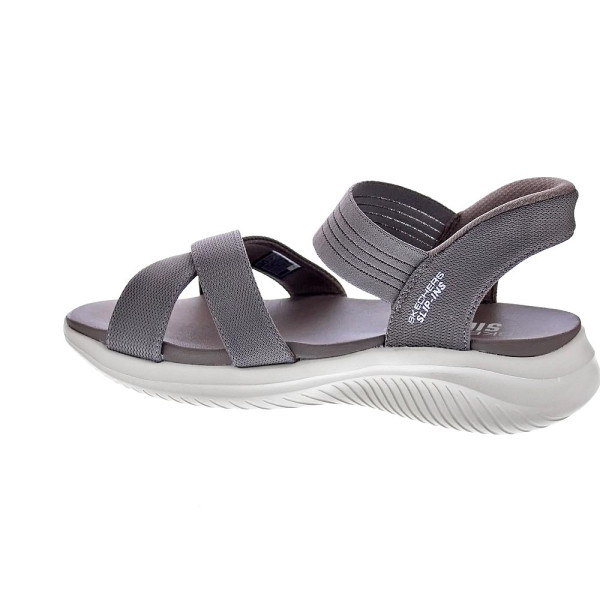 Sandalias Skechers zapatos Mujer modelo Slip-ins Ultra Flex 3.0 Gris 
