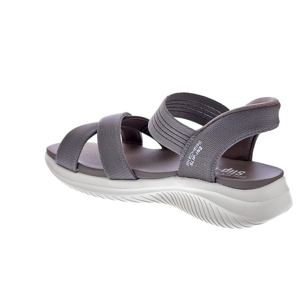 Sandalias Skechers zapatos Mujer modelo Slip-ins Ultra Flex 3.0 Gris 