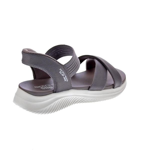 Sandalias Skechers zapatos Mujer modelo Slip-ins Ultra Flex 3.0 Gris 