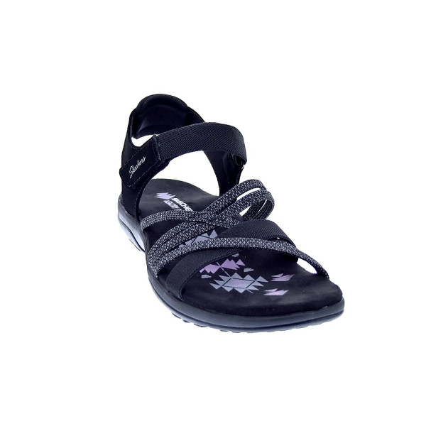 Sandalias Skechers zapatos Mujer modelo Meadow Grazer Negro 