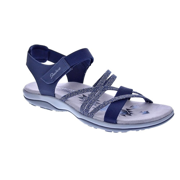 Sandalias Skechers zapatos Mujer modelo Meadow Grazer Azul 