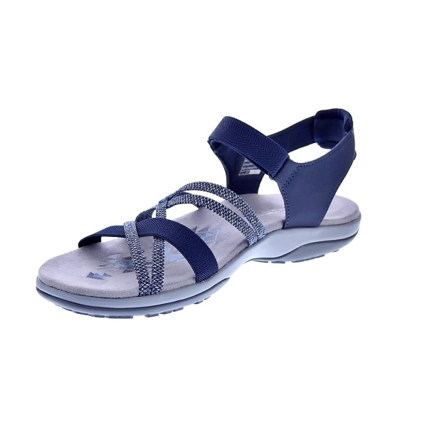 Sandalias Skechers zapatos Mujer modelo Meadow Grazer Azul 