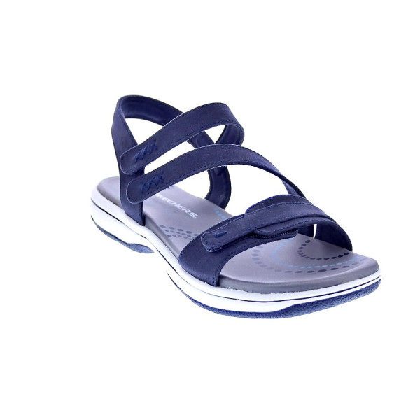 Sandalias Skechers zapatos Mujer modelo Basic Necessity Azul 