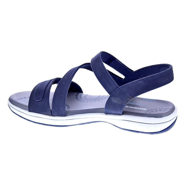 Sandalias Skechers zapatos Mujer modelo Basic Necessity Azul 