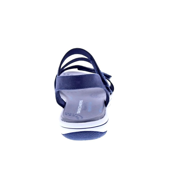 Sandalias Skechers zapatos Mujer modelo Basic Necessity Azul 