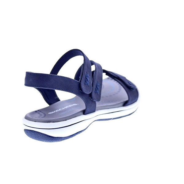 Sandalias Skechers zapatos Mujer modelo Basic Necessity Azul 